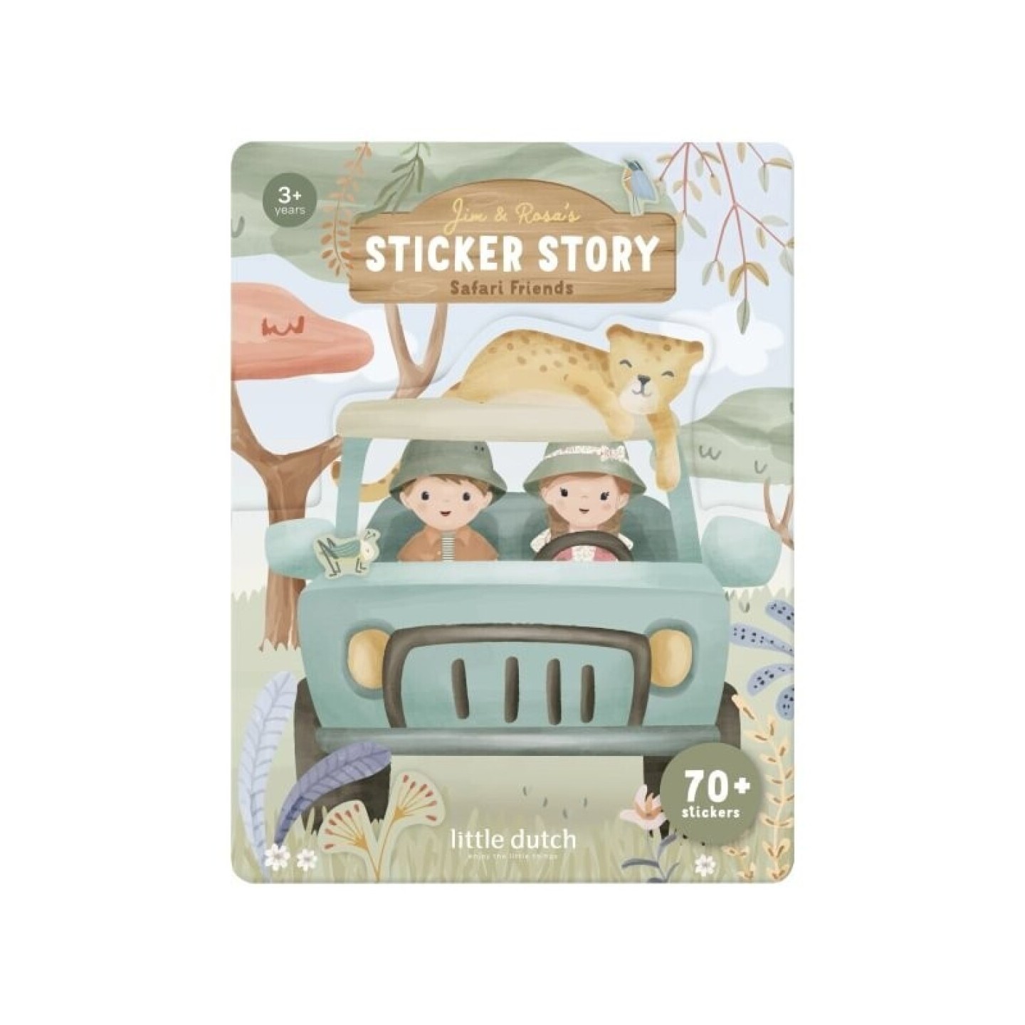 Libro de Pegatinas Safari Friends