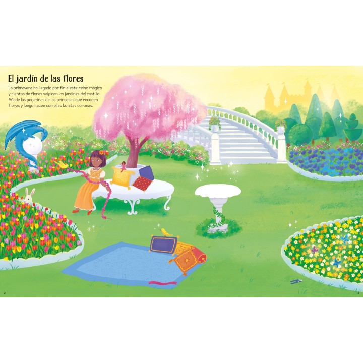 Mi primer libro de pegatinas - Brillos y destellos Princesas