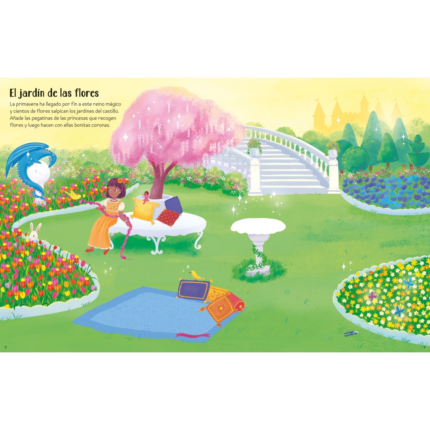 Mi primer libro de pegatinas - Brillos y destellos Princesas