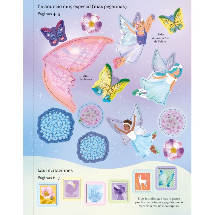 El vestuario en pegatinas Libro de Actividades - El baile mágico