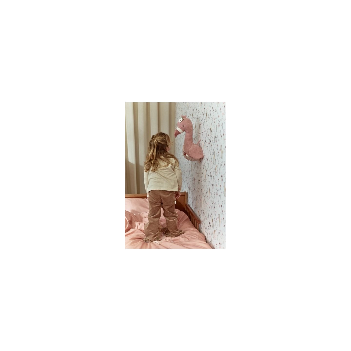 Cabeza de Flamenco de Peluche