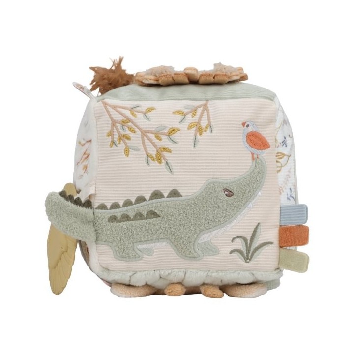 Cubo Blandito de Actividades Safari Friends