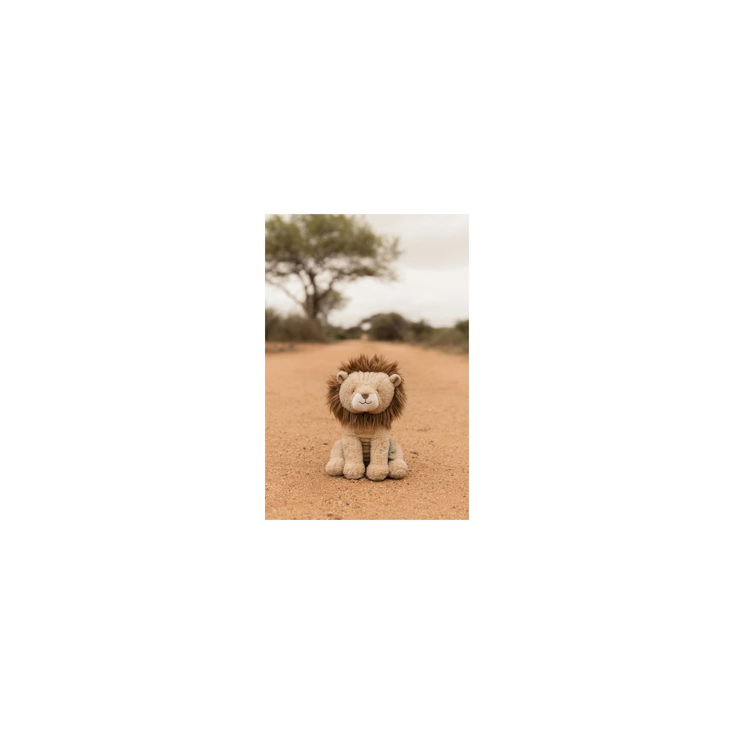 Peluche Leon Safari Friends 17cms