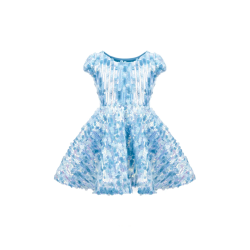 Vestido Sequins Concert Queen Azul