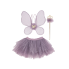 Set Falda, Alas y Varita Royal Fairy Princess Lila 4-6 Años