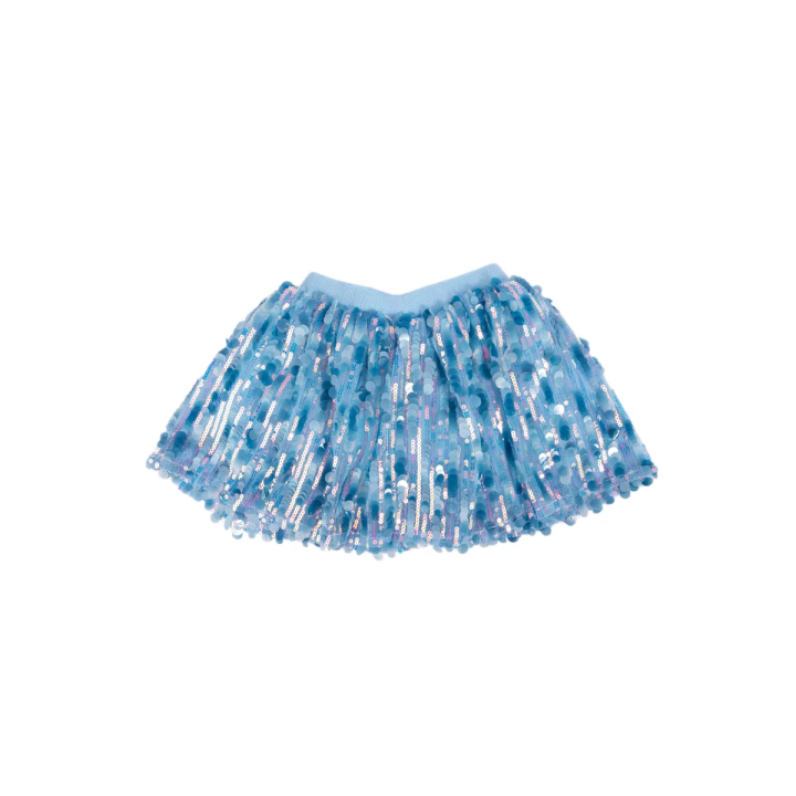 Falda Superstar Sequins Azul 4-6 Años