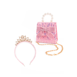 Set Bolso y Diadema The Mademoiselle Rosa