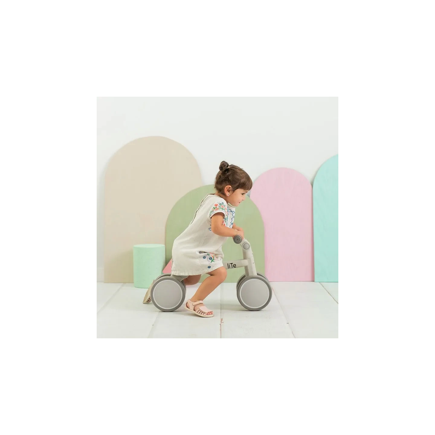 Bicicleta de Paseo Lite Rosa/Gris