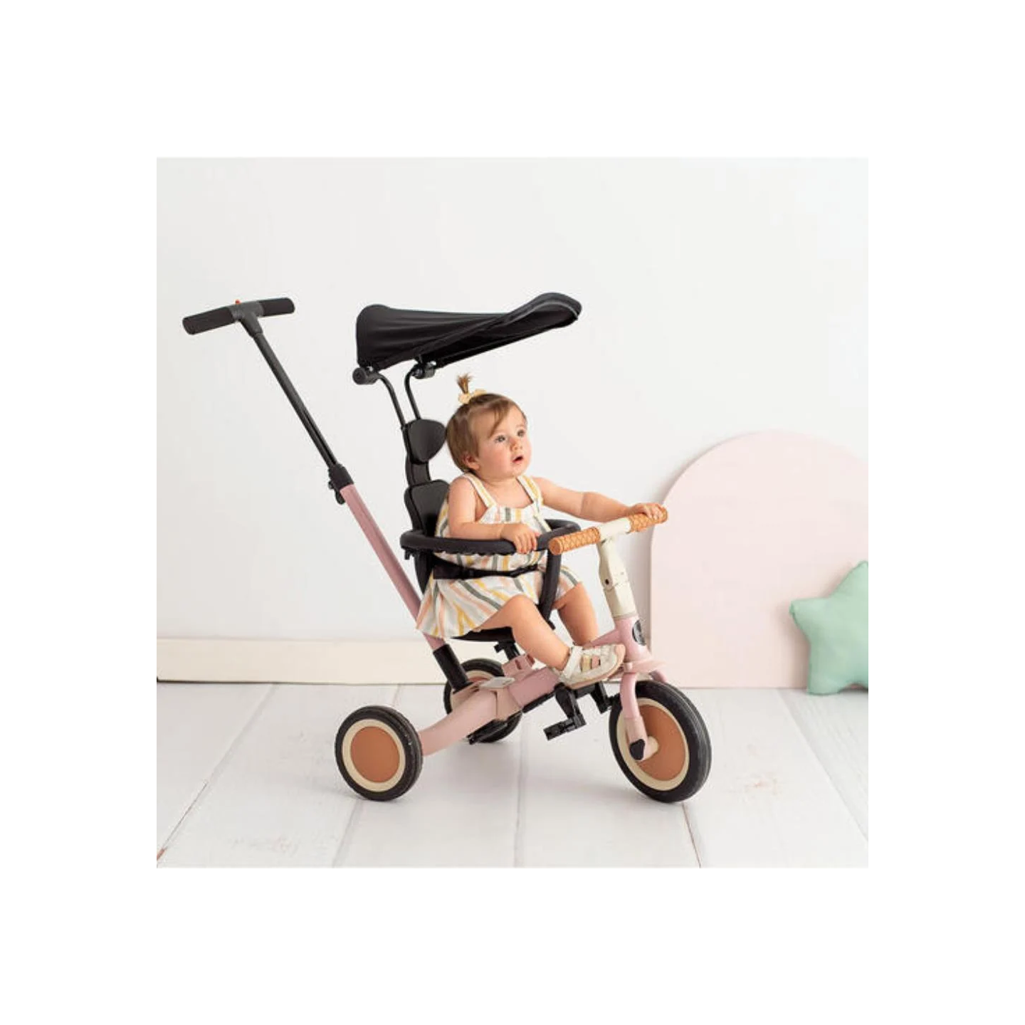 Triciclo Multifunción Gyro 5 en 1 Rosa