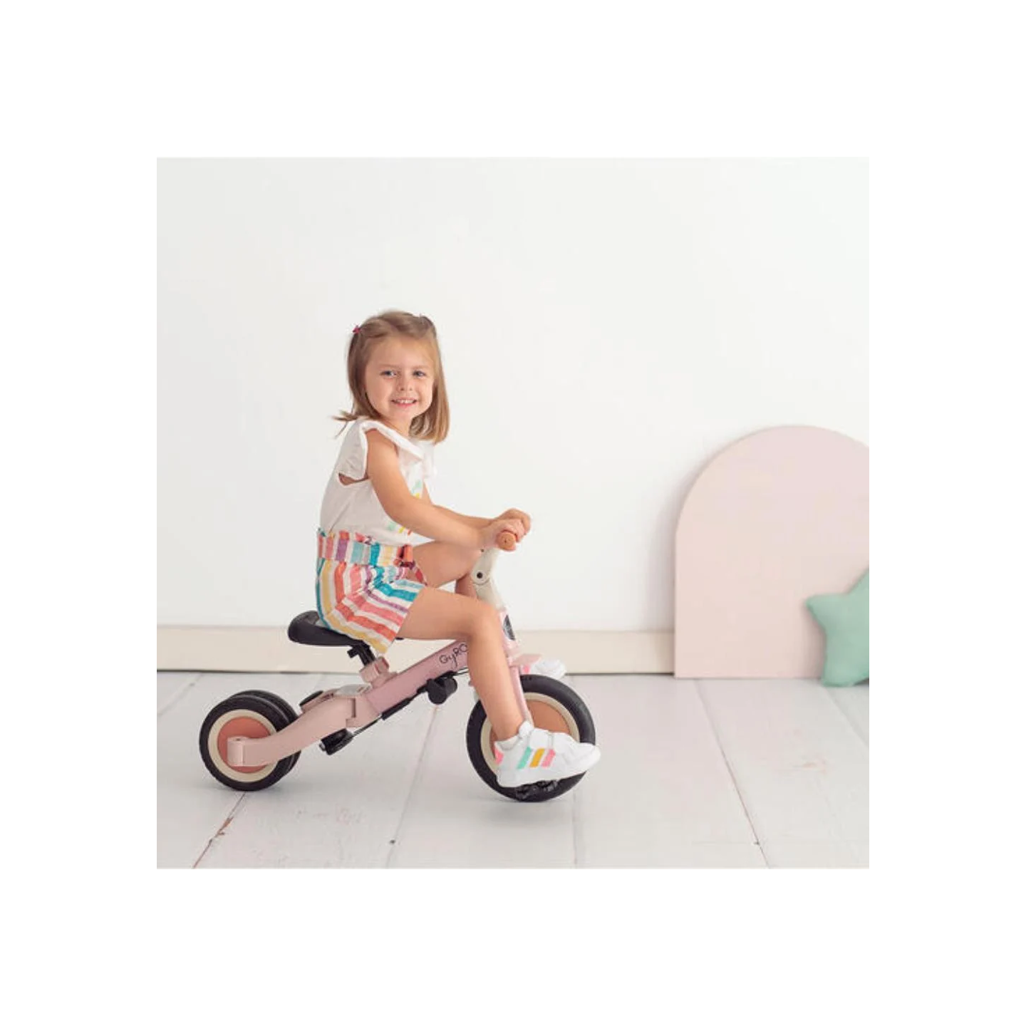 Triciclo Multifunción Gyro 5 en 1 Rosa