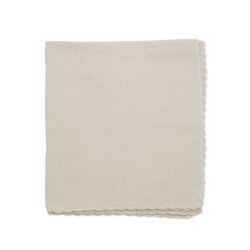Manta Tricot Beige