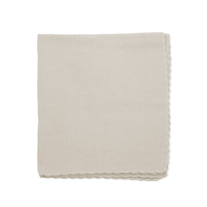 Manta Tricot Beige