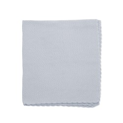 Manta Tricot Azul