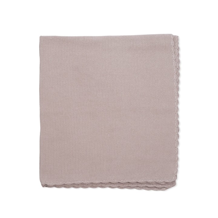 Manta Tricot Rosa