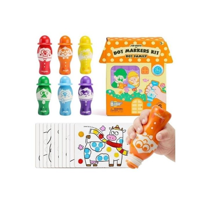 Set 6 Rotuladores de puntos Family Kit