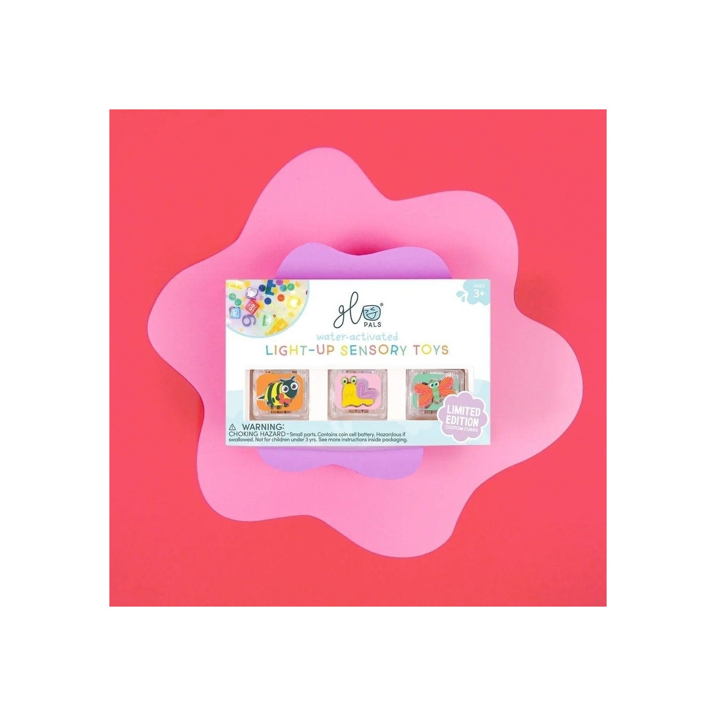 Set 6 cubos con luz Glo Pals Edición Limitada - Bichos