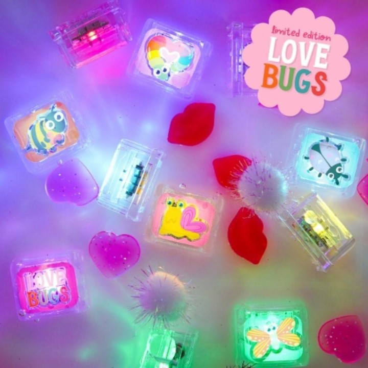 Set 6 cubos con luz Glo Pals Edición Limitada - Bichos
