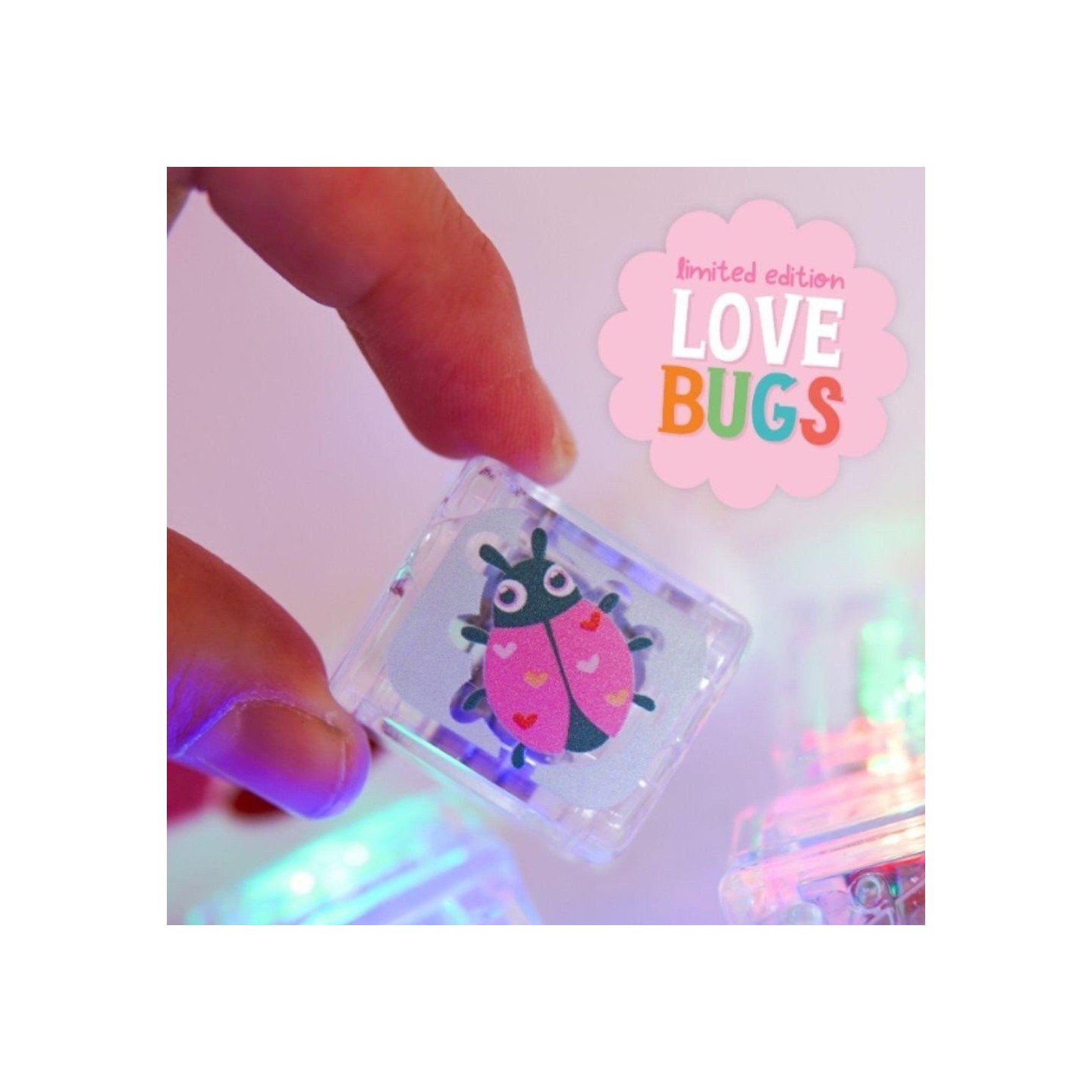 Set 6 cubos con luz Glo Pals Edición Limitada - Bichos