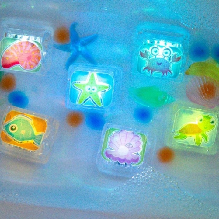Set 6 cubos con luz Glo Pals Edición Limitada - Oceano