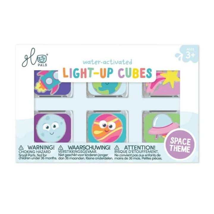 Set 6 cubos con luz Glo Pals Edición Limitada - Espacio