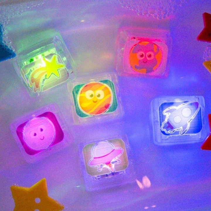 Set 6 cubos con luz Glo Pals Edición Limitada - Espacio