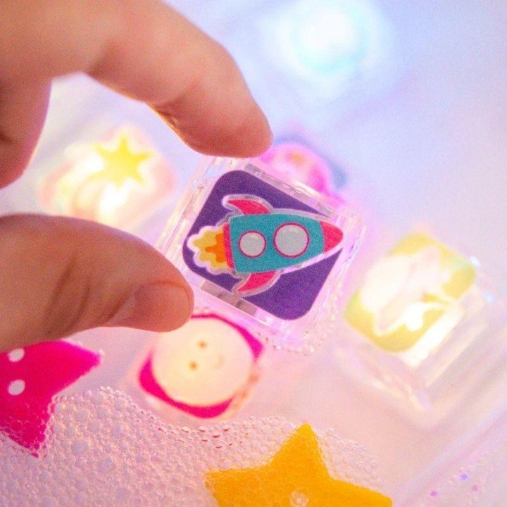 Set 6 cubos con luz Glo Pals Edición Limitada - Espacio