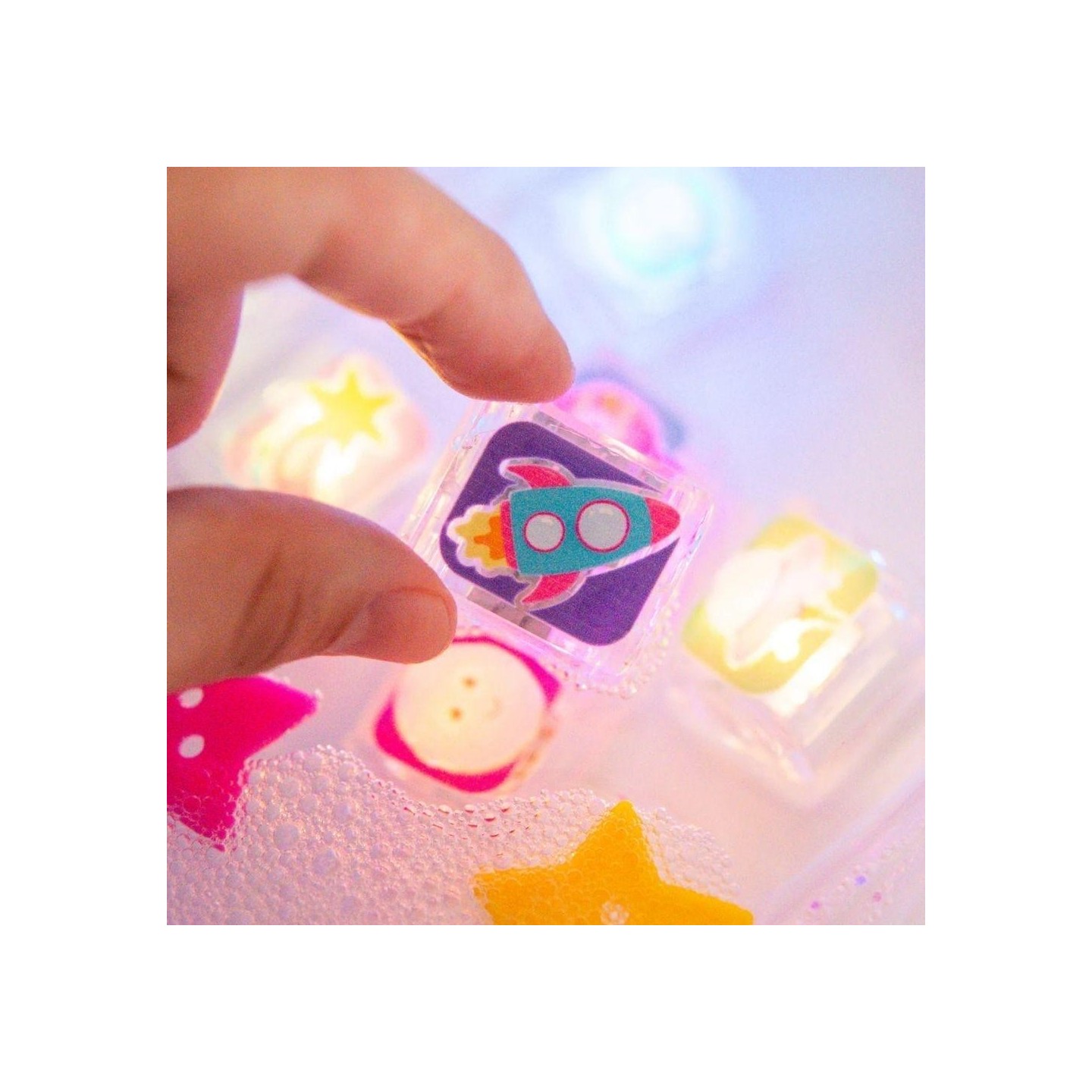 Set 6 cubos con luz Glo Pals Edición Limitada - Espacio