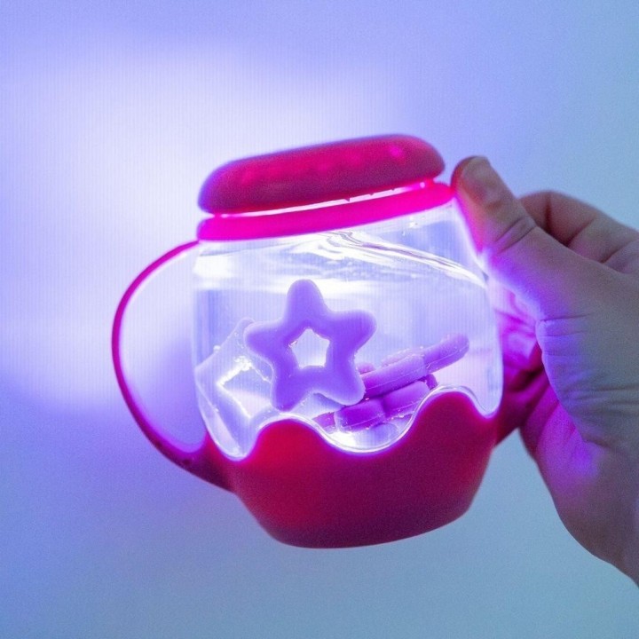 GloPals Mini Jarra Sensorial Rosa + Relleno