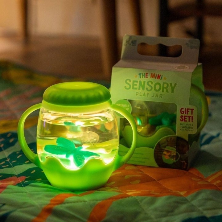 GloPals Mini Jarra Sensorial Verde + Relleno