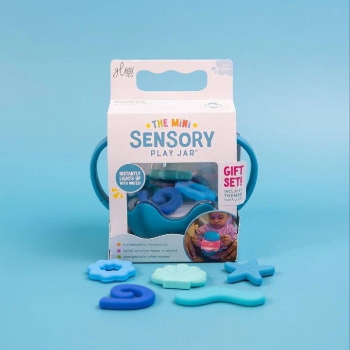 GloPals Mini Jarra Sensorial Azul + Relleno