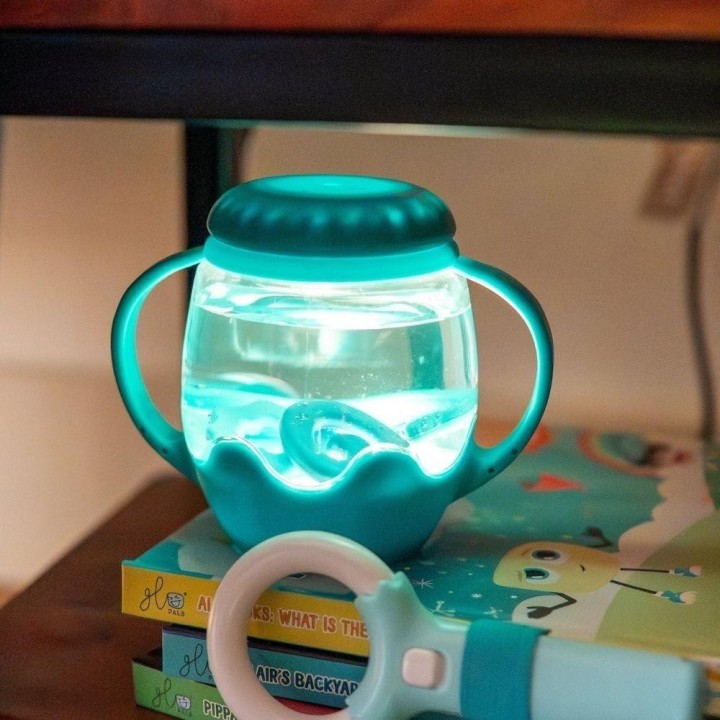GloPals Mini Jarra Sensorial Azul + Relleno