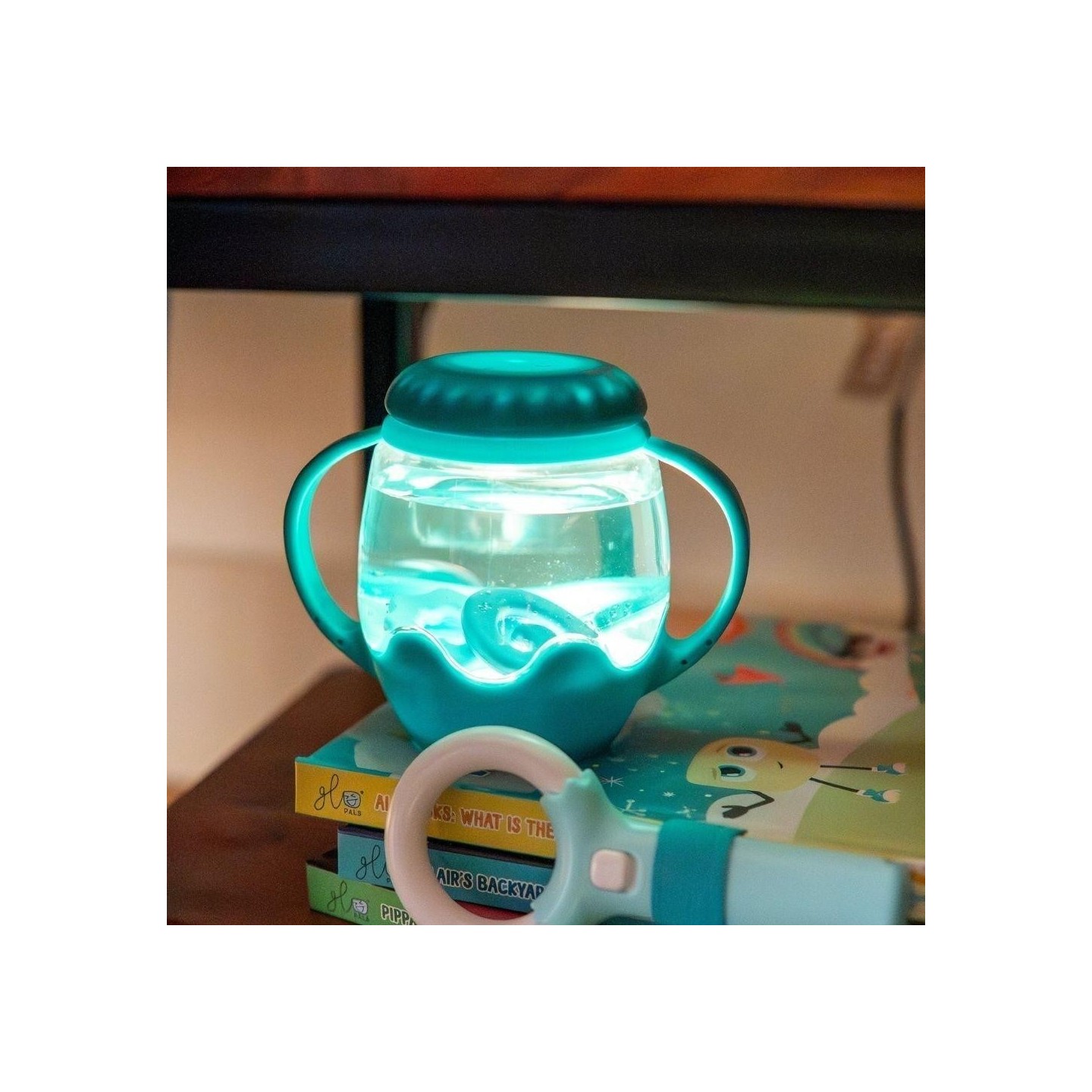GloPals Mini Jarra Sensorial Azul + Relleno