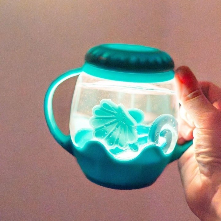 GloPals Mini Jarra Sensorial Azul + Relleno