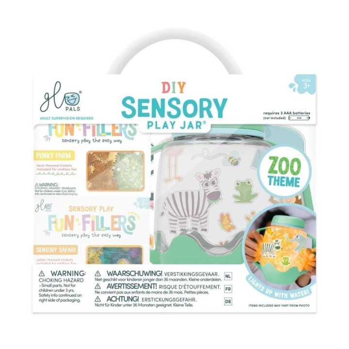 GloPals Set Jarra Sensorial + Accesorios - Zoo