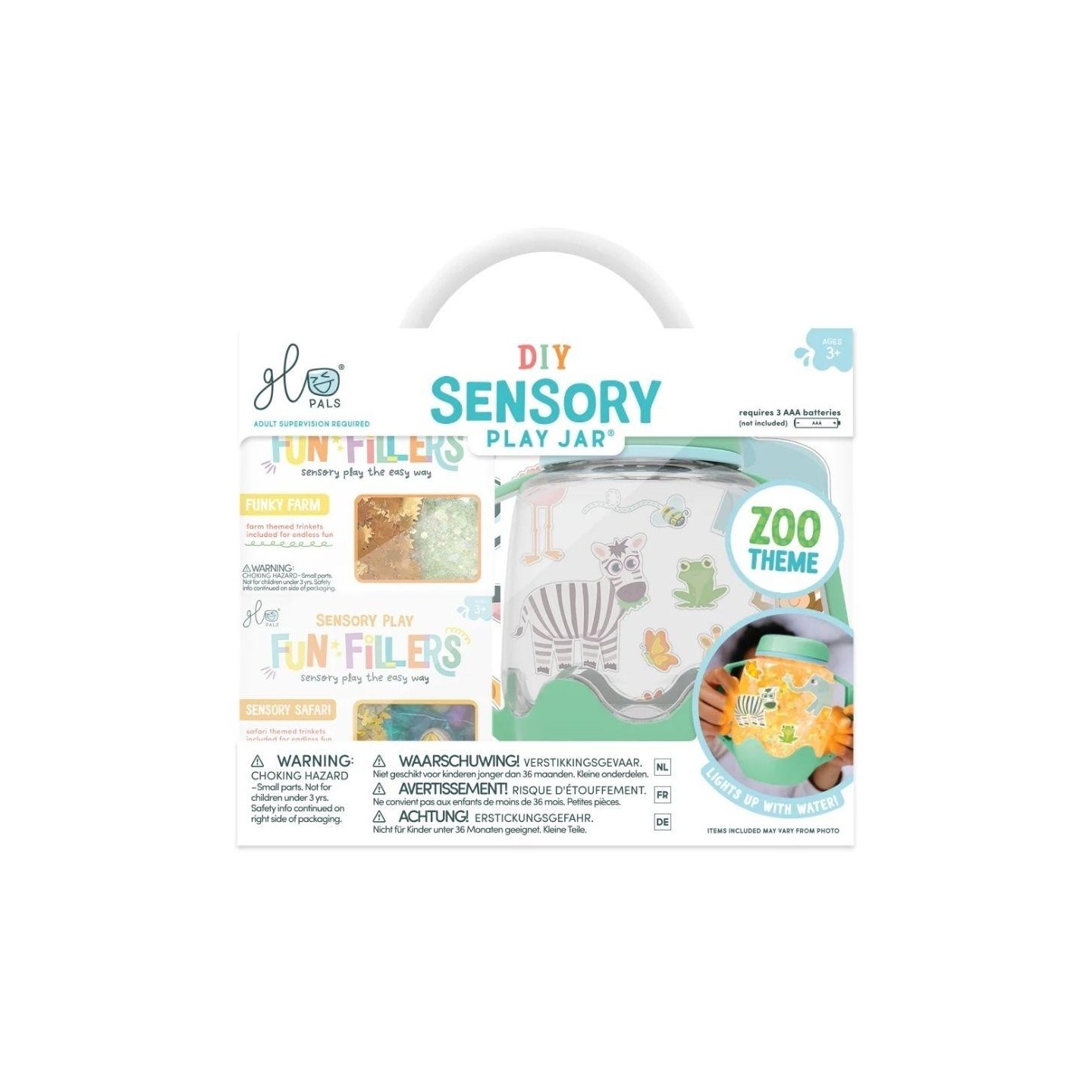 GloPals Set Jarra Sensorial + Accesorios - Zoo