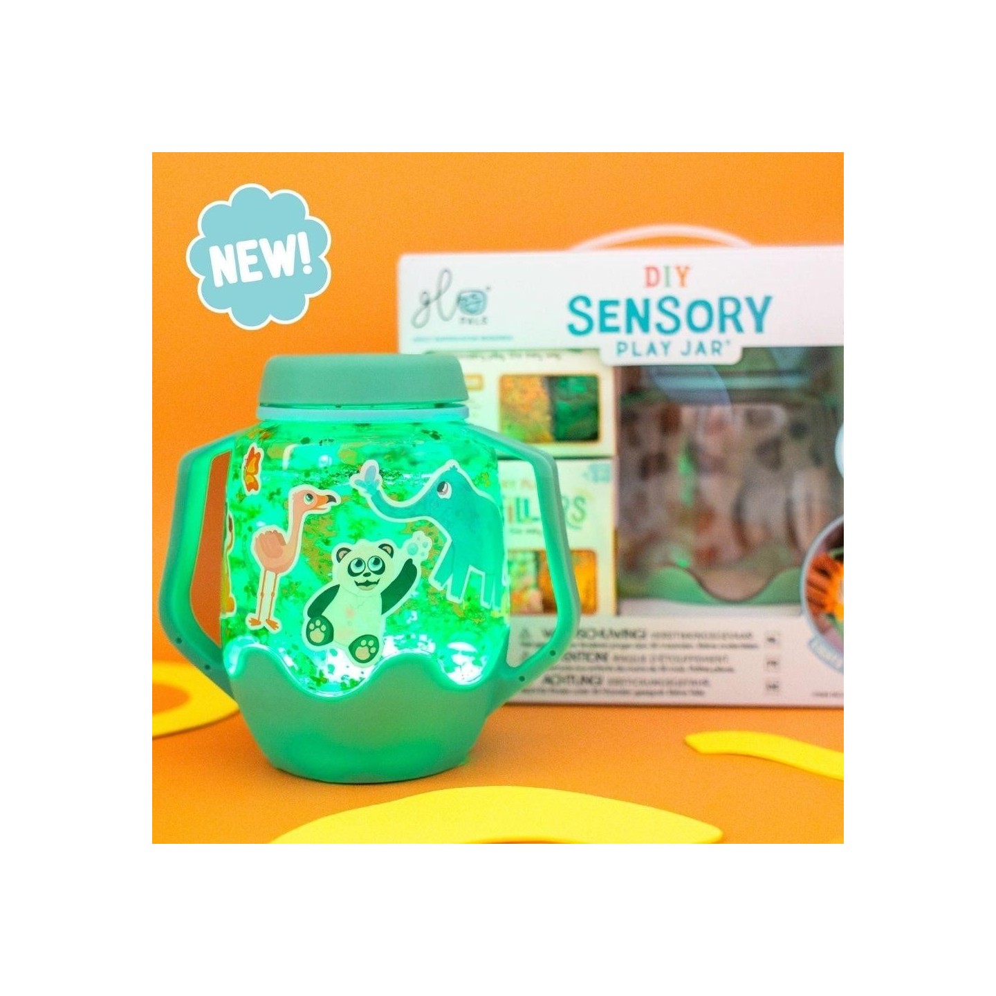 GloPals Set Jarra Sensorial + Accesorios - Zoo