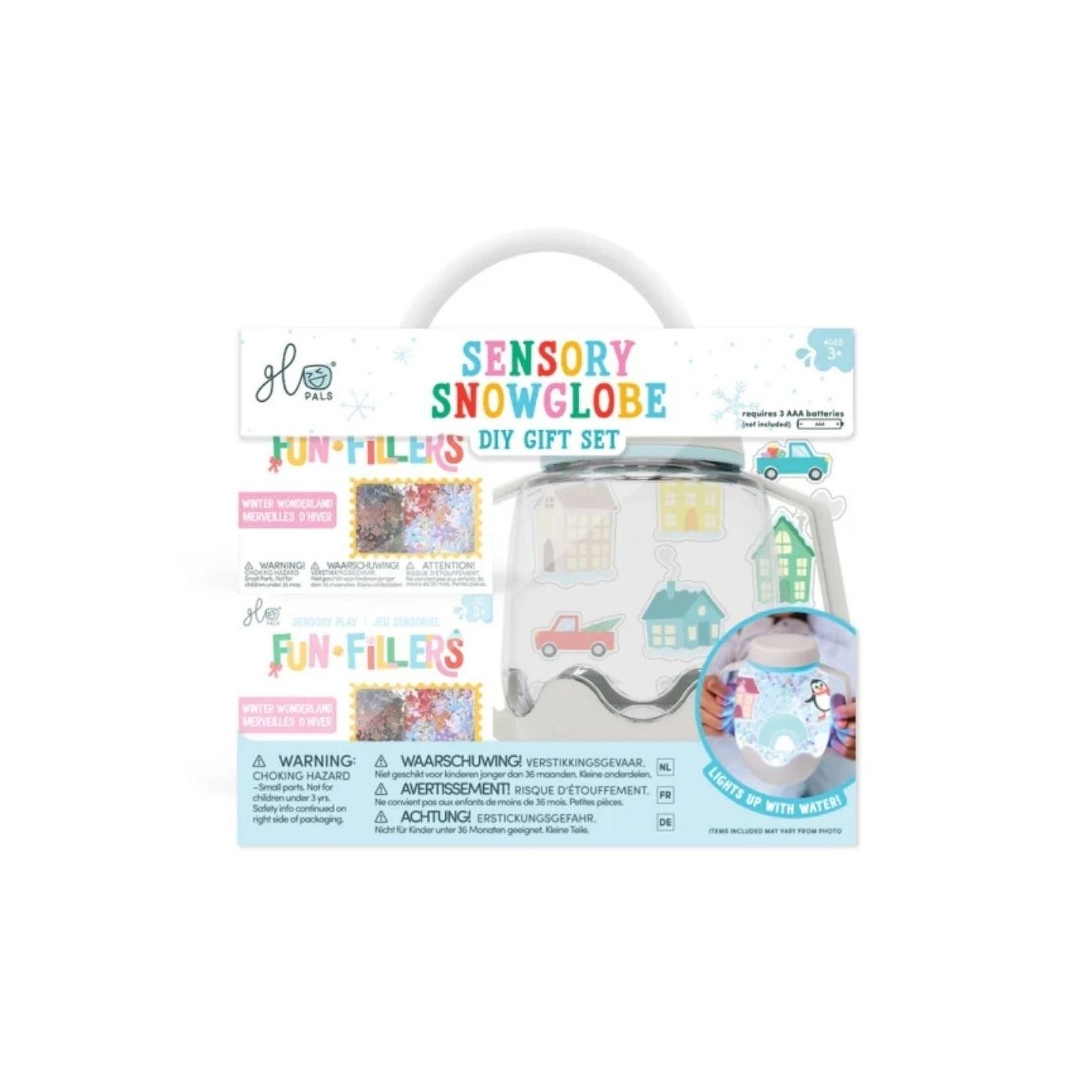 GloPals Set Jarra Sensorial + Accesorios - Bola de Nieve
