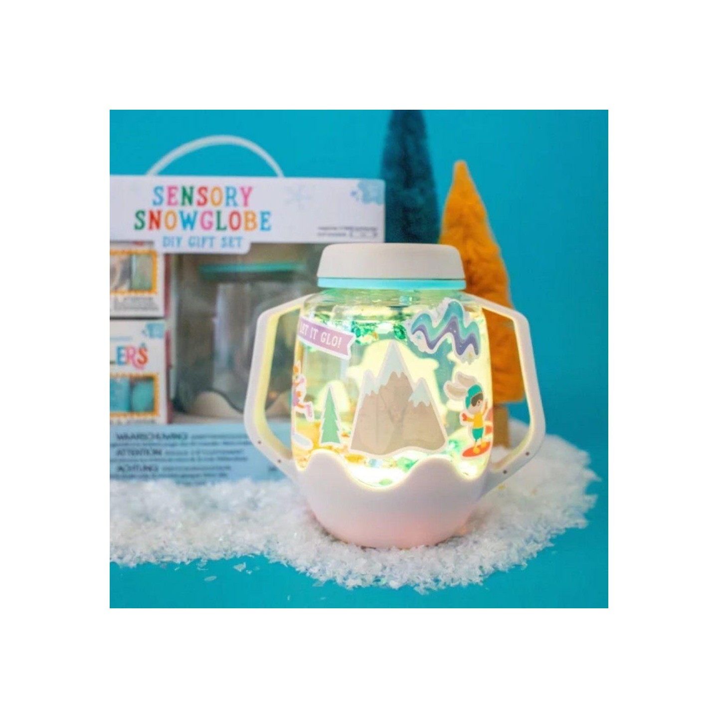 GloPals Set Jarra Sensorial + Accesorios - Bola de Nieve