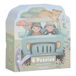 Puzle 6 en 1 Safari Friends