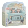 Puzle 6 en 1 Safari Friends