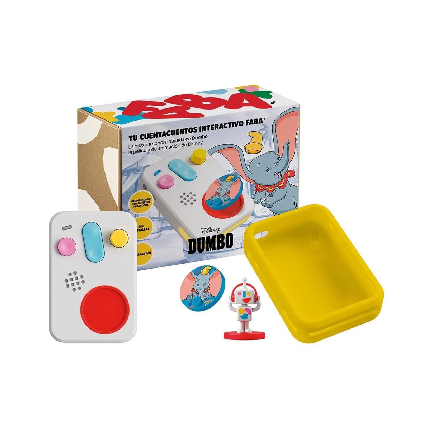 Cuentacuentos Faba Kit "Dumbo" Reproductor + 1 Personaje + 1 Disco