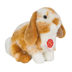 Peluche de Conejo Marron y Blanco 20 cm