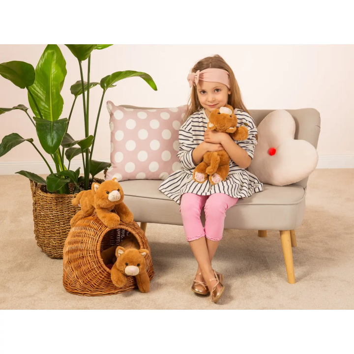 Peluche Gato Marron Kikki 35 cm