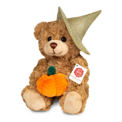 Peluche Osito Halloween con Calabaza 20 cm