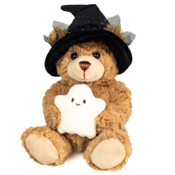 Halloween Teddy w. ghost 20 cm