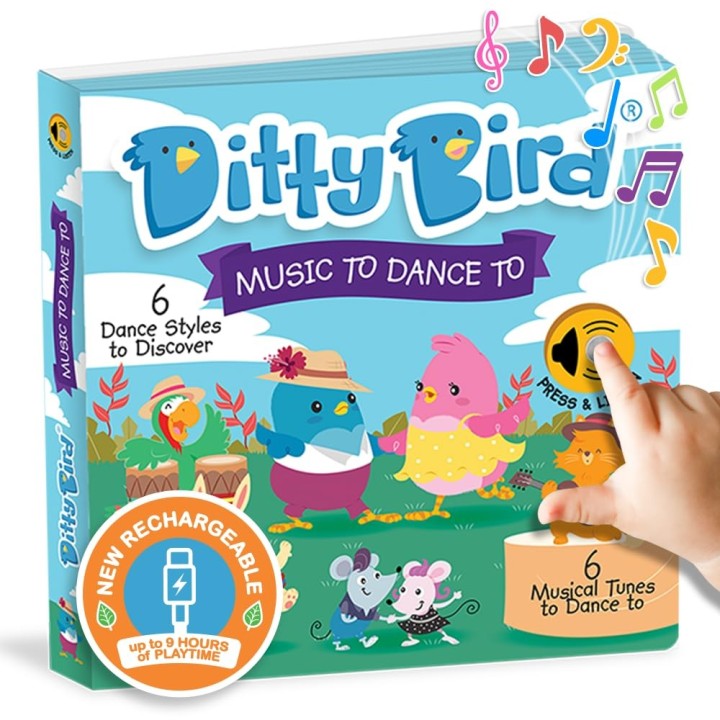 Libro Juego canta en Inglés Ditty Bird MUSIC TO DANCE