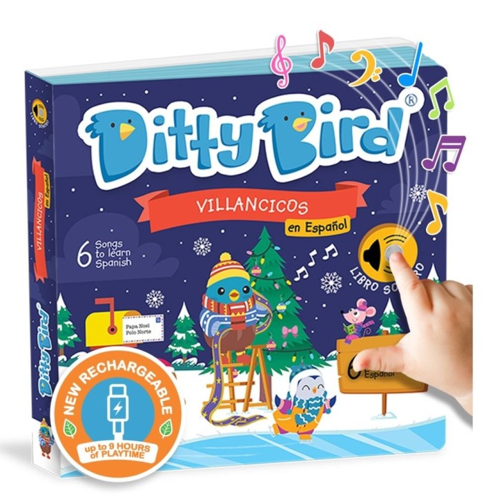 Libro Juego canta en Español Ditty Bird VILLANCICOS