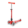 Patinete Mini Micro Deluxe LED Plegable Rojo