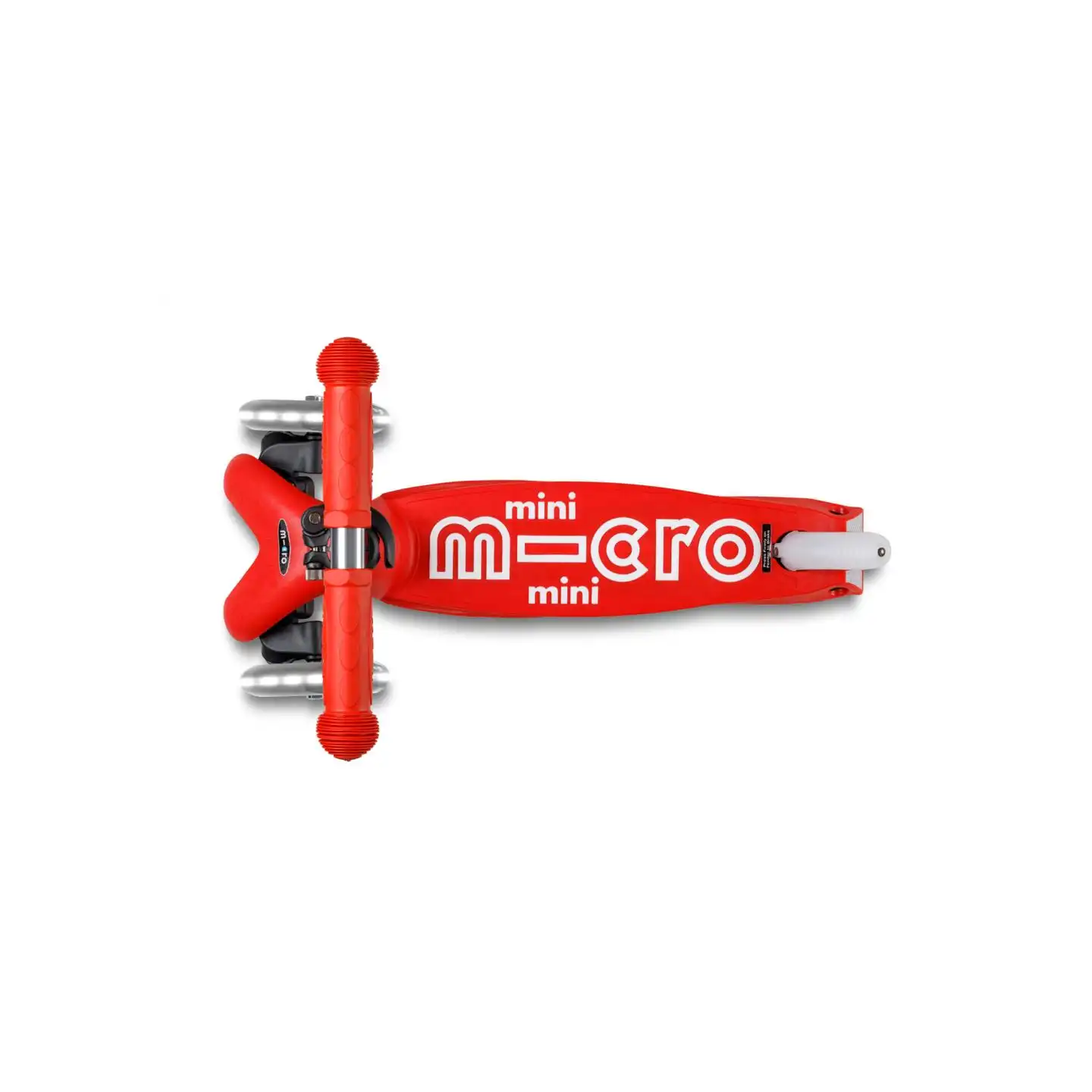 Patinete Mini Micro Deluxe LED Plegable Rojo