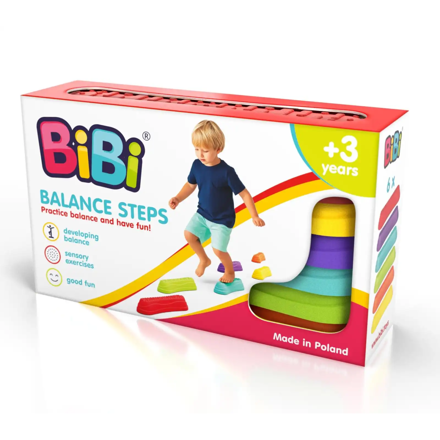 Set de 6 escalones sensoriales de equilibrio